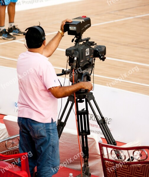 Cameraman Camera Video Producer Basketball