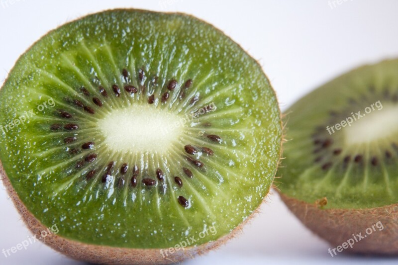 Kiwi Fruit Cut Healthy Food