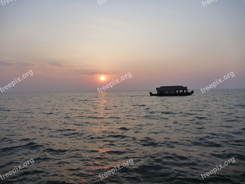 Ocean Boat Sea India South India