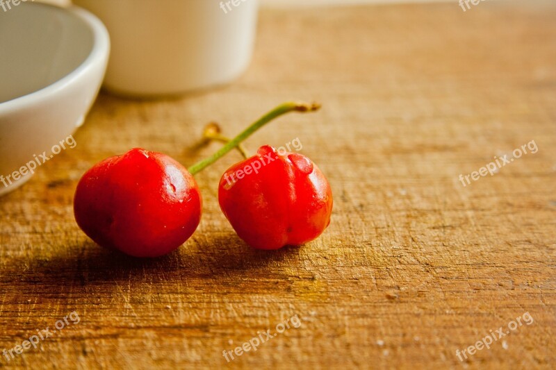 Cherries Fruit Food Fresh Diet