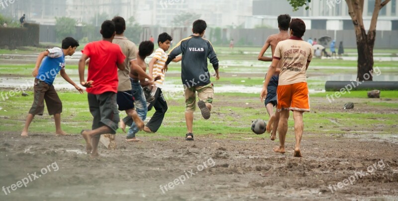 Football Slush Soccer Muddy Mud