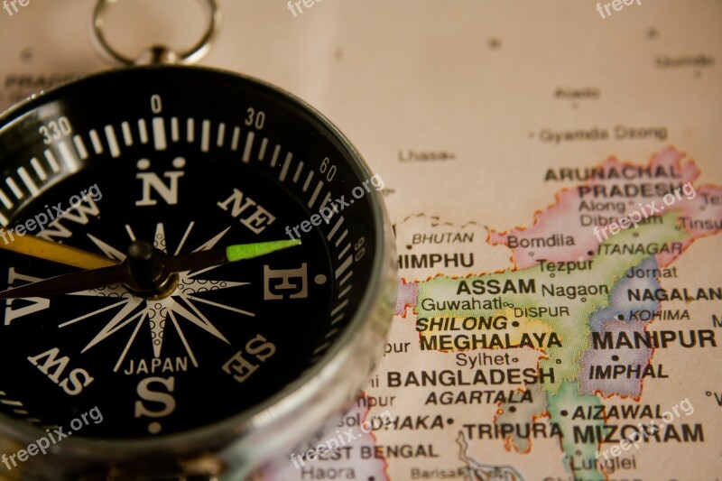 Compass Navigation Map Direction Travel