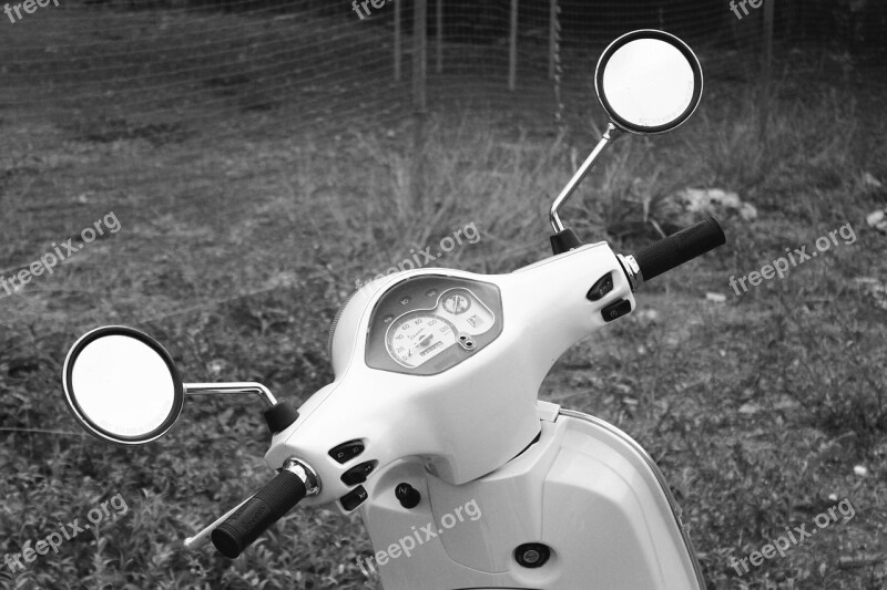 Scooter Front Vehicle Rear-view Mirrors Transport