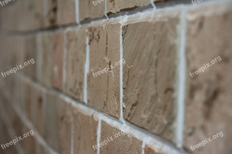 Brick Wall Close-up Pattern Texture