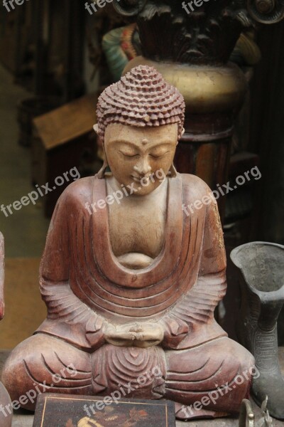 Buddha Idol Buddhism Religion Statue