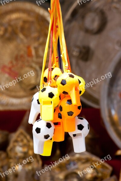 Whistles Hanging Sound Yellow Toy