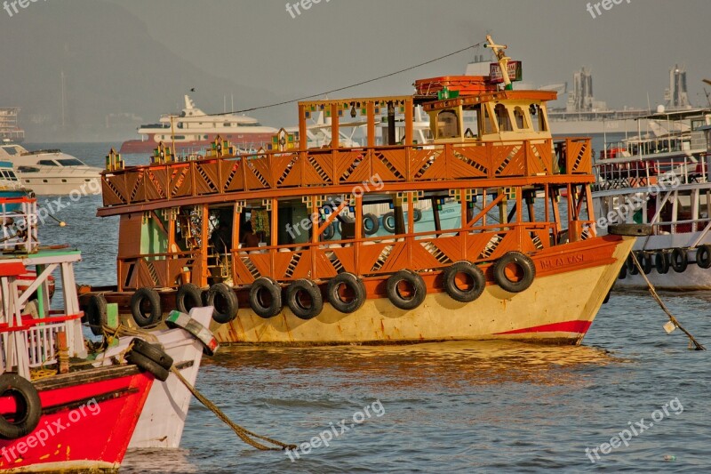 Ferry Old India Mumbai Ship