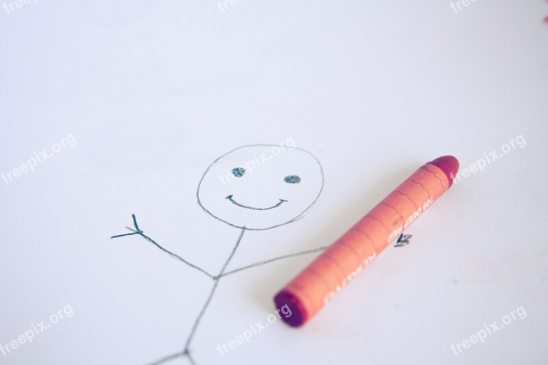 Stick Figure Stickman Smiley Drawing Child