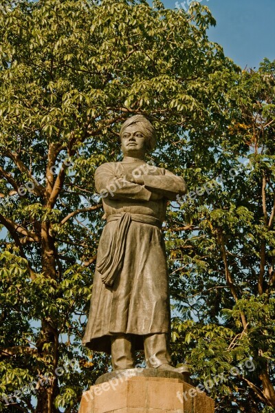 Swami Vivekanand Statue India Indian Turban