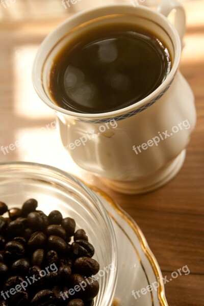 Coffee Coffee Beans Roasted Aroma Brown