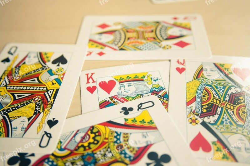 Card Deck Kings Queens Cards Casino