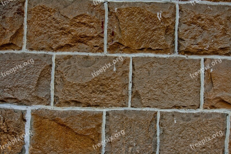 Bricks Wall Texture Stone Free Photos