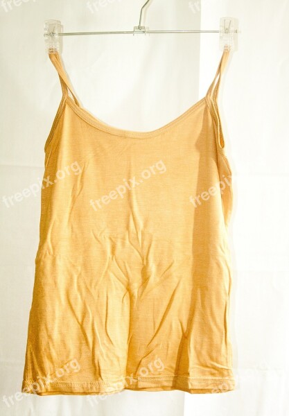 Chemise Undershirt Shirt Top Yellow