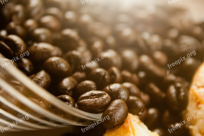 Coffee Coffee Beans Roasted Aroma Brown