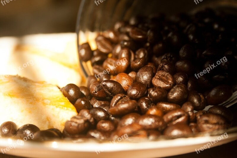 Coffee Coffee Beans Roasted Aroma Brown