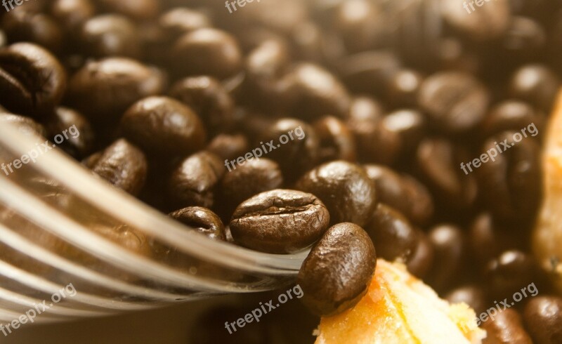 Coffee Coffee Beans Roasted Aroma Brown