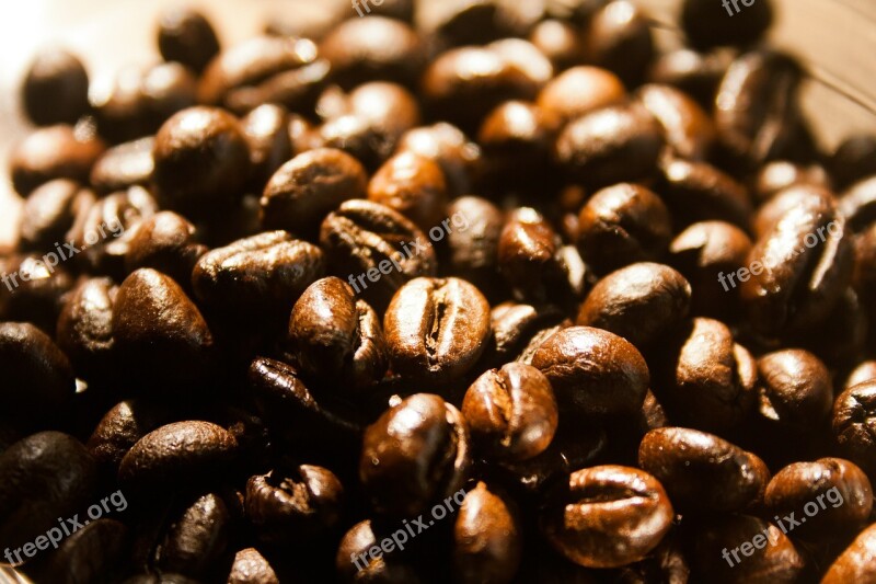 Coffee Coffee Beans Roasted Aroma Brown