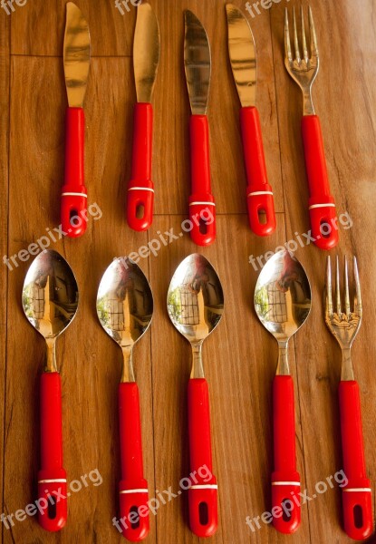 Spoon Fork Knife Dishes Silverware