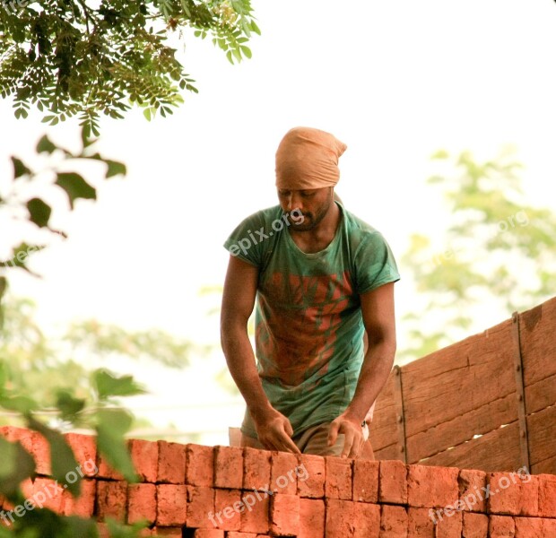 Laborer India Worker Labor Work