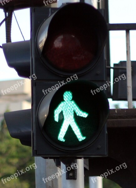 Traffic Lights Green Walk Go Sign