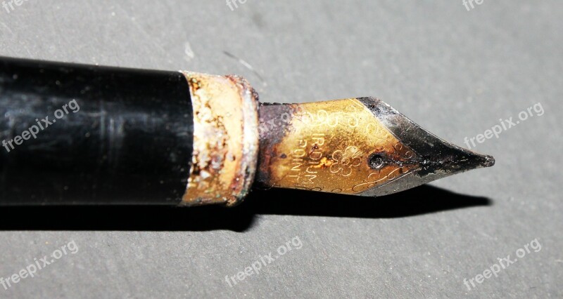 Fountain Pen Pen Old Rusty Free Photos