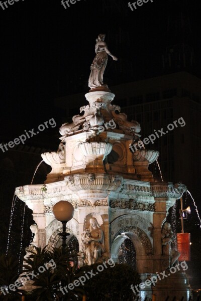 Fountain Mumbai India Bombay Architecture