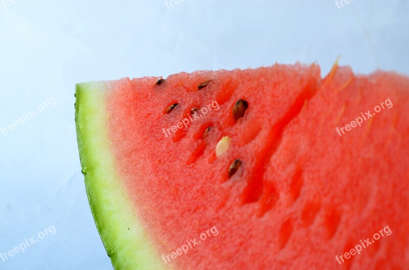 Watermelon Seeds Melon Cut Fruits