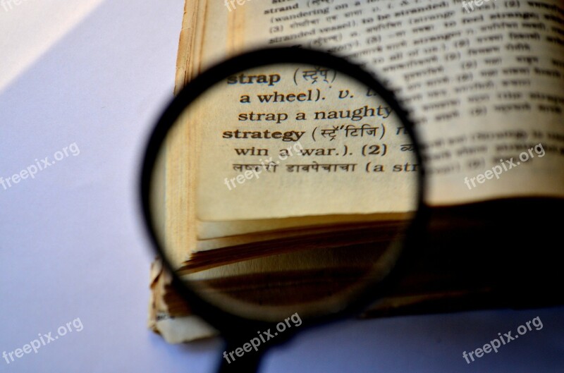 Strategy Magnifier Magnifying Glass Loupe Book