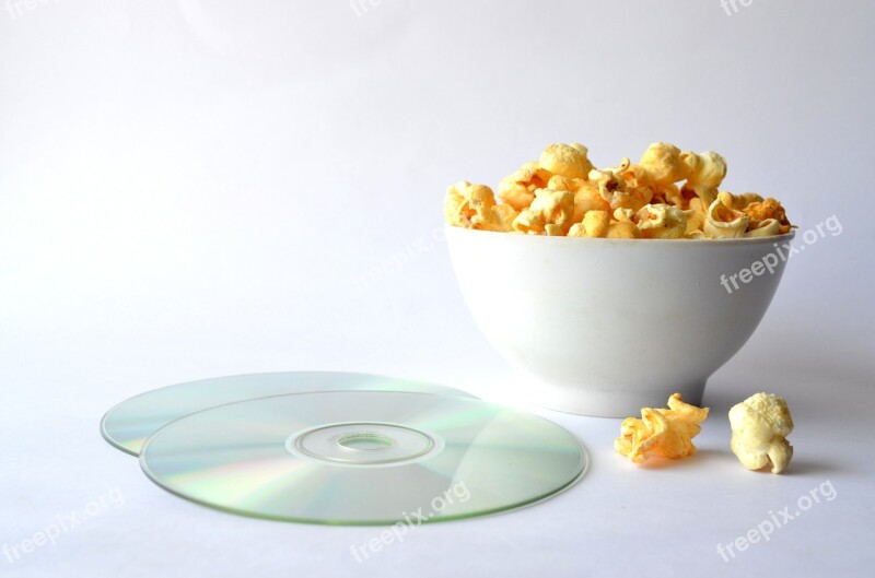 Popcorn Fast Food Movie Cinema Food