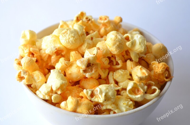 Popcorn Fast Food Movie Cinema Food