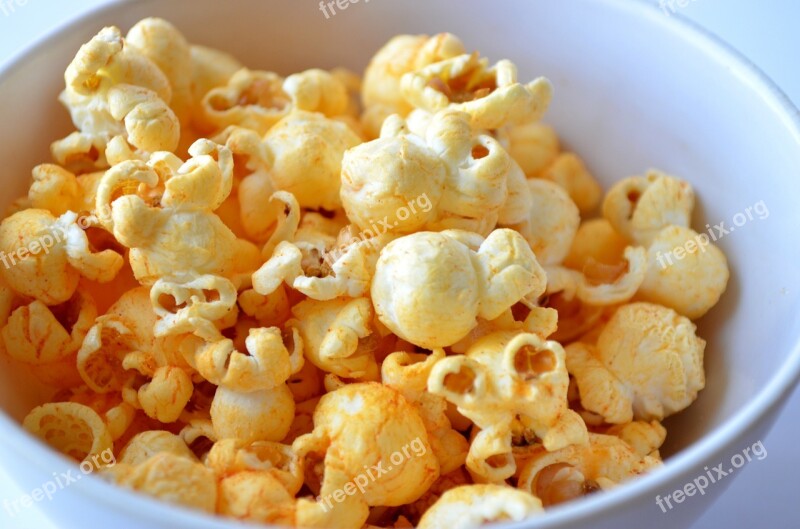 Popcorn Fast Food Movie Cinema Food