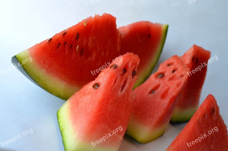 Watermelon Food Melon Cut Fruits