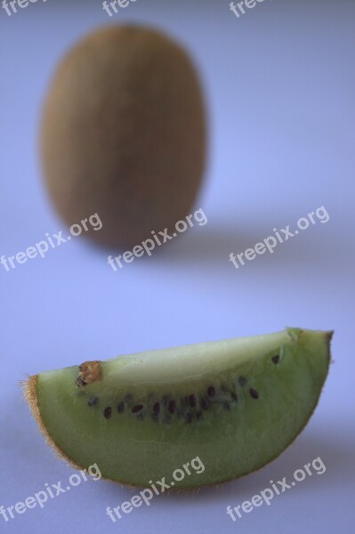 Kiwi Fruit Cut Healthy Food