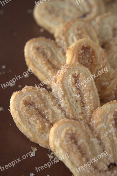 Cookies Heart Shaped Sugar Sweet Biscuits