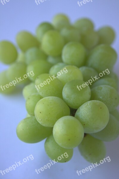 Grapes Green Food Healthy Fresh