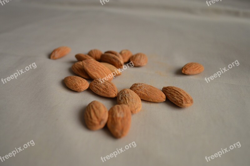 Almonds Nuts Food Healthy Ingredient