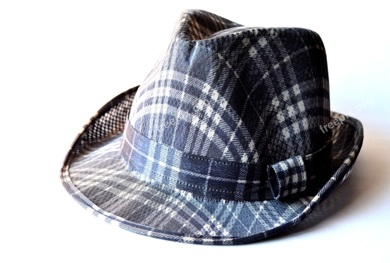 Hat Fashion Checkered Headwear Fashionable