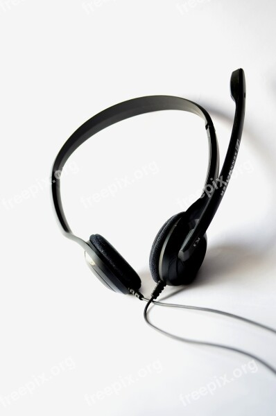 Headphones Mic Headset Microphone Audio