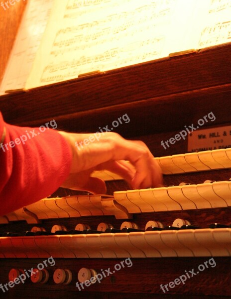 Church Organ Organ Pipe Organ Keyboard Keys