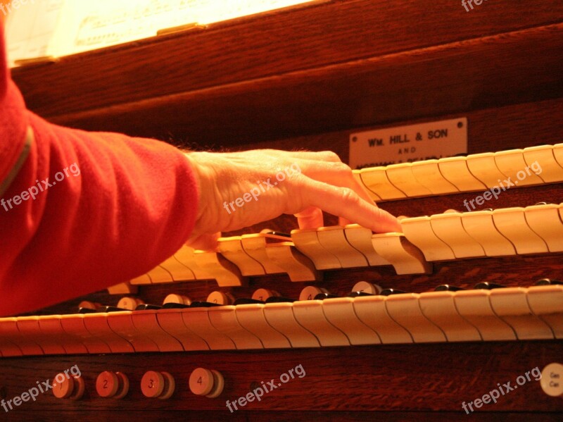 Church Organ Organ Pipe Organ Keyboard Keys