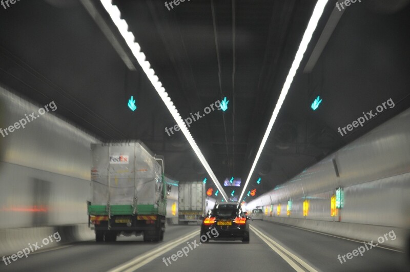 Tunnel Highway High Speed Free Photos