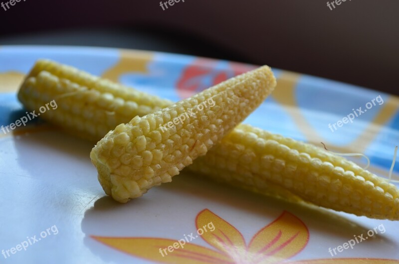 Baby Corn Sticks Corn Vegetables Healthy