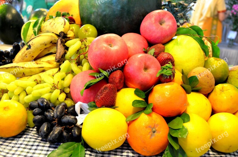 Fruits Apples Exotic Healthy Food