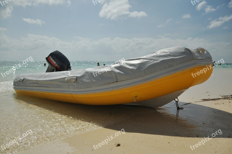 Motorboat Rubber Boat Life Raft Inflatable Free Photos