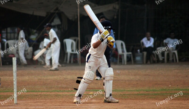 Cricket Batsman Ball Game India Competition