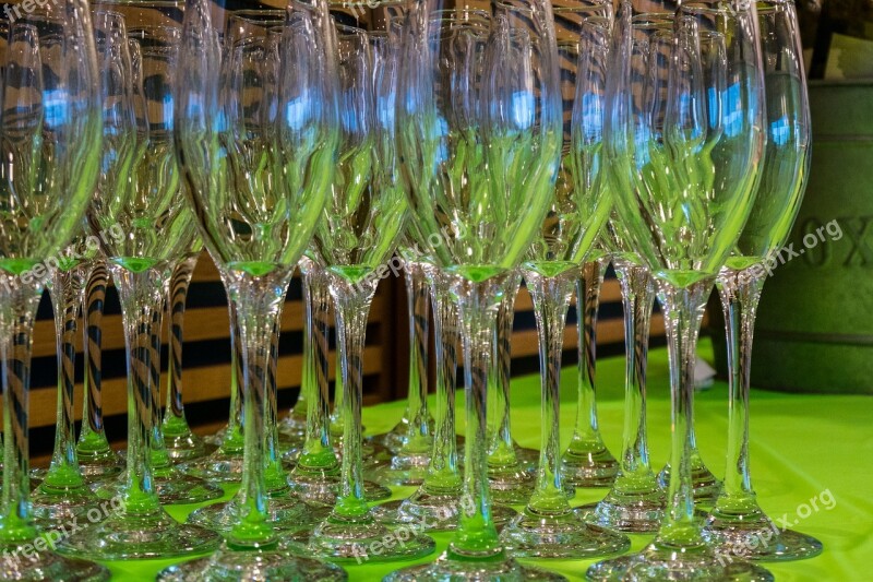 Glasses Champagne Celebration Glass Party