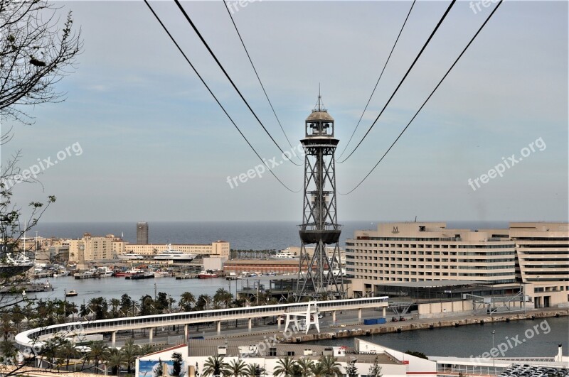 Spain Barcelona Costa Brava City Tower