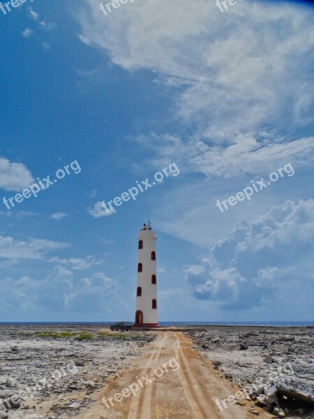 Lighthouse Coast Bonaire Free Photos