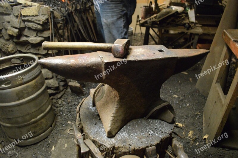 Anvil Blacksmith Forge Hammer Iron