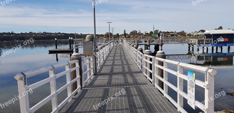 Lake Wharf Merimbula Pier Free Photos